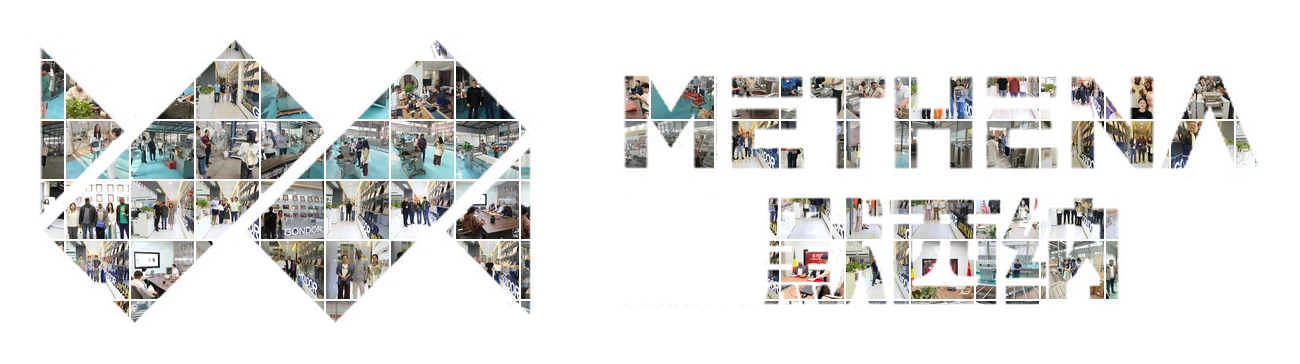Methena logo formed from 116 customer visit photos